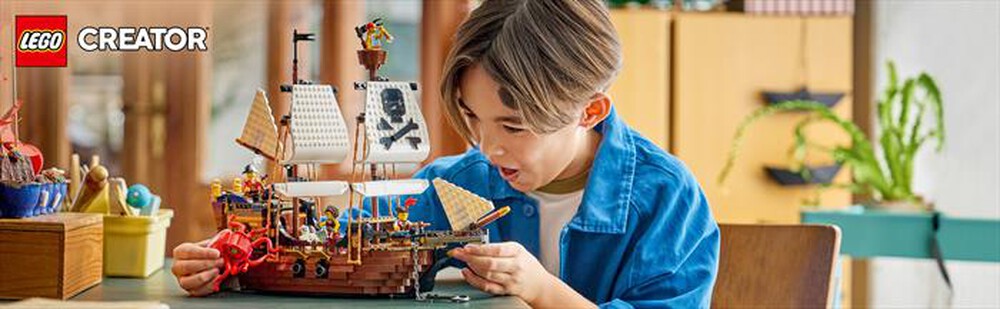 Immagine del prodotto LEGO - CREATORE 3IN1 Iconica nave da pirata - 31387