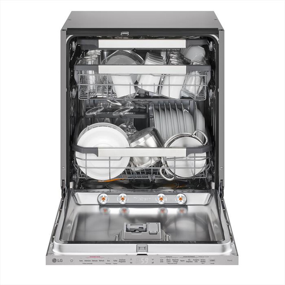 Immagine del prodotto LG - Lavastoviglie QUADWASH DB476TXSW Classe A 14 coper-Noble Steel