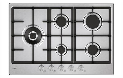 CANDY - Piano cottura gas CHG7WL4WTX 74,5 cm-Acciaio inox