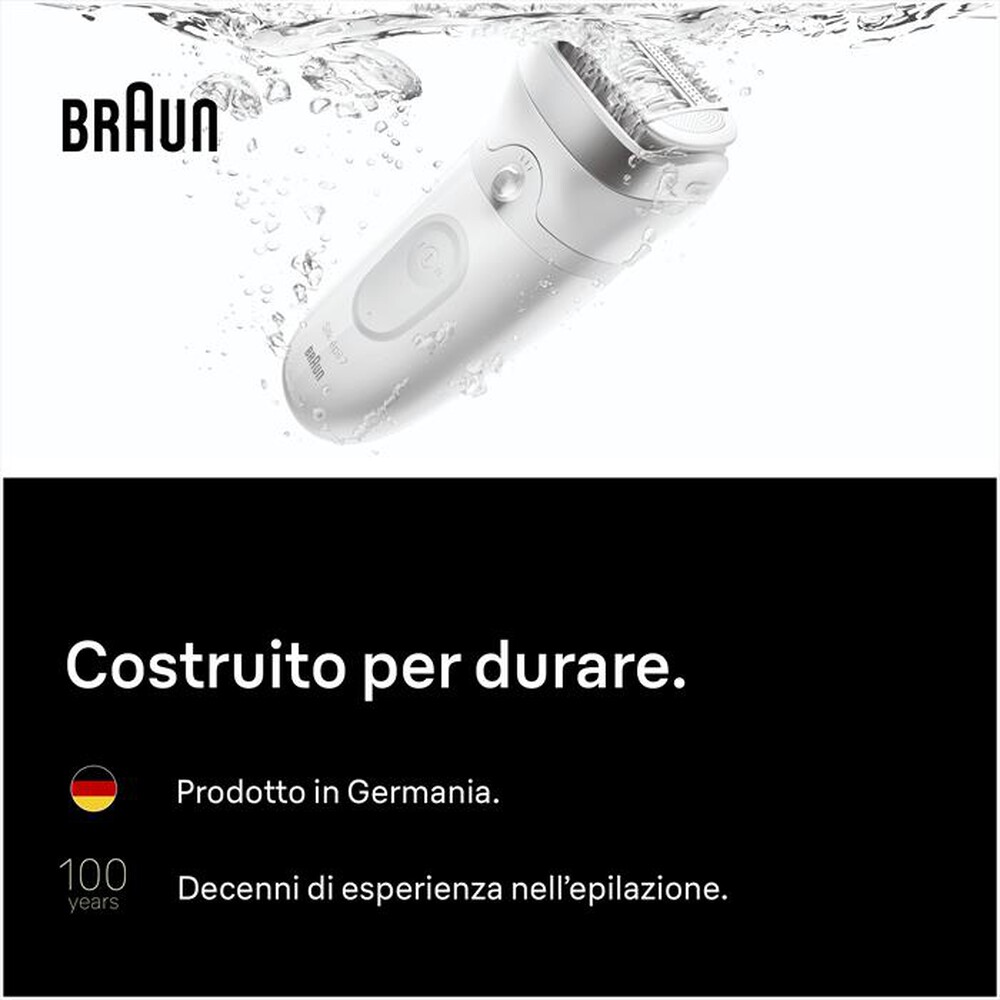 Immagine del prodotto BRAUN - Epilatore Wet & Dry LEGEPIL SE7-000 BOX MN-ARGENTO