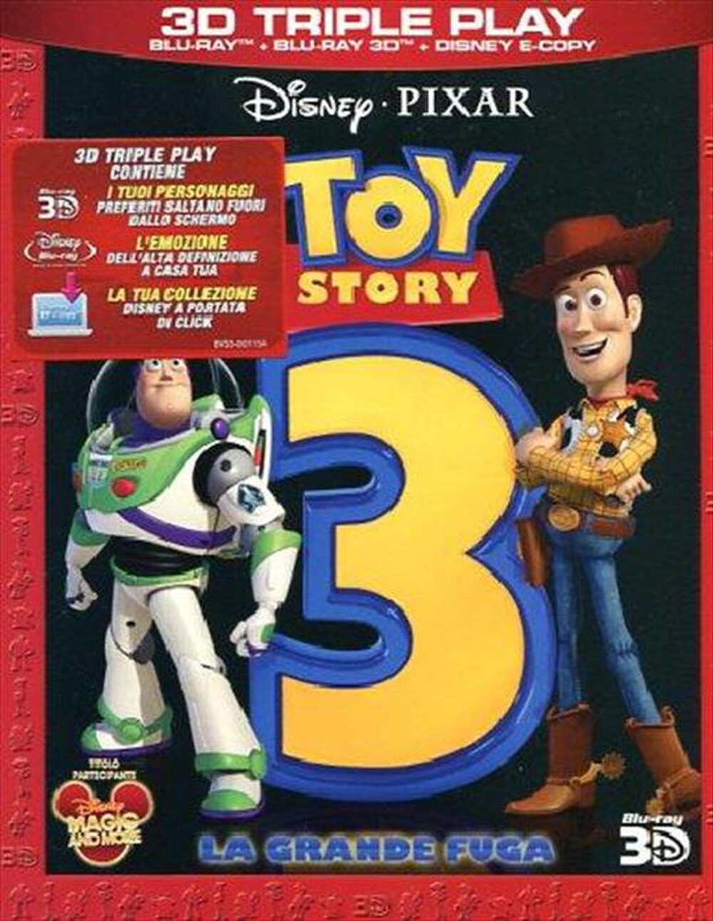 "WALT DISNEY - Toy Story 3 - La Grande Fuga (3D) (Blu-Ray+Blu-R"