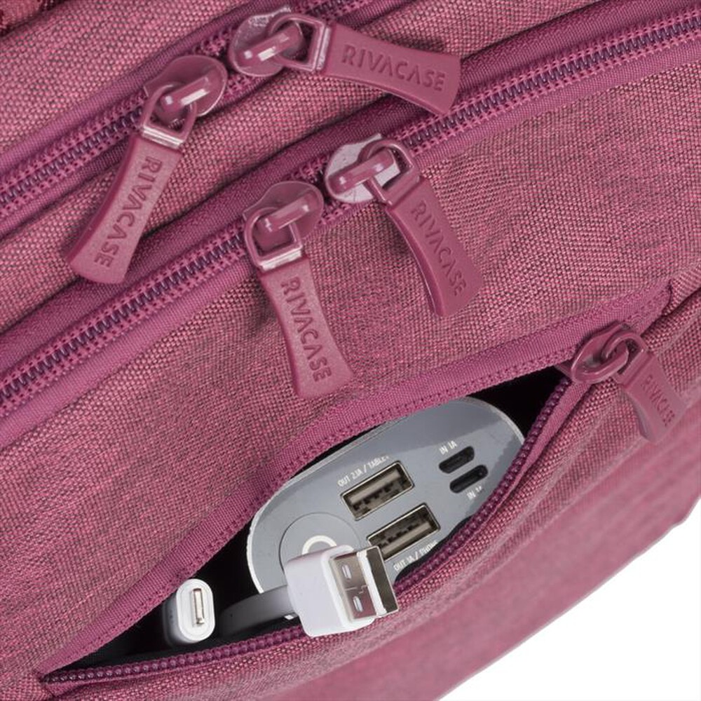 "RIVACASE - 7760 ZAINO PER NOTEBOOK DA 15,6\"-Rosso"