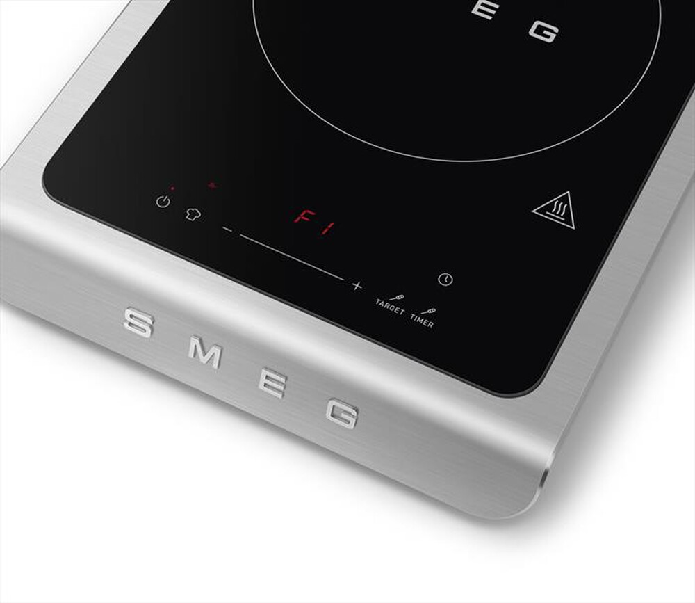 "SMEG - Piastra a induzione portatile PIC01BLMEU-Nero Opaco"