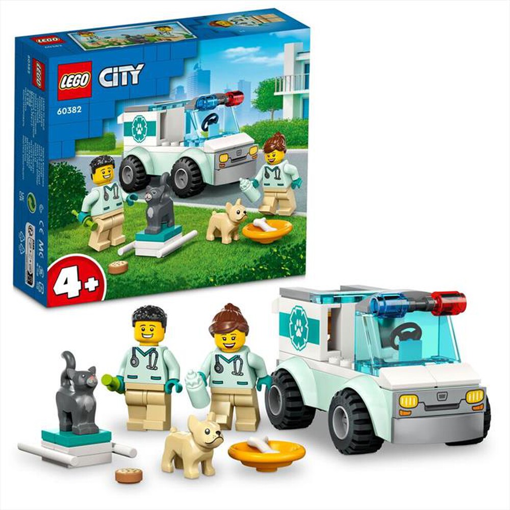 Immagine del prodotto LEGO - CITY FURGONCINO DI SOCCORSO DEL VETERINARIO -60382