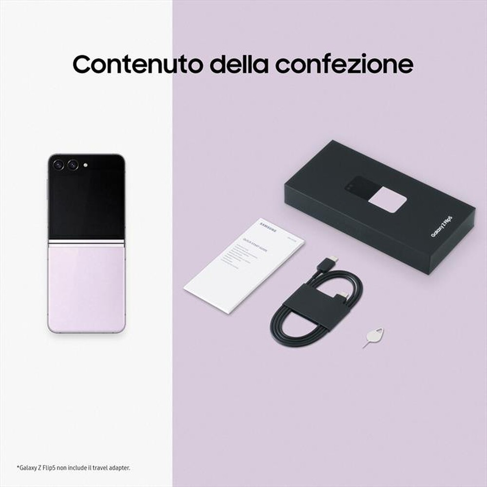 "SAMSUNG - Galaxy Z Flip5 256GB-Lavender"