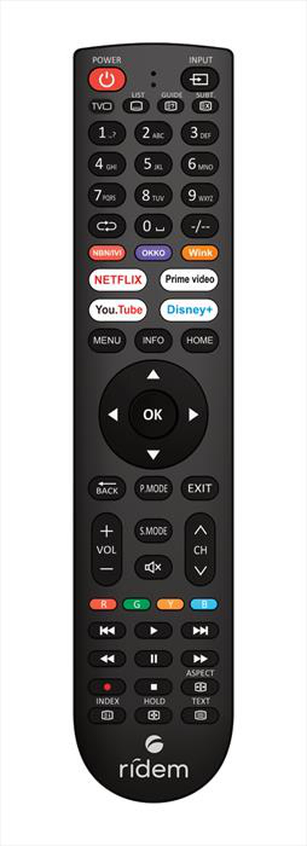 Immagine del prodotto RIDEM - Telecomando universale programmabile CRC X5800-Nero