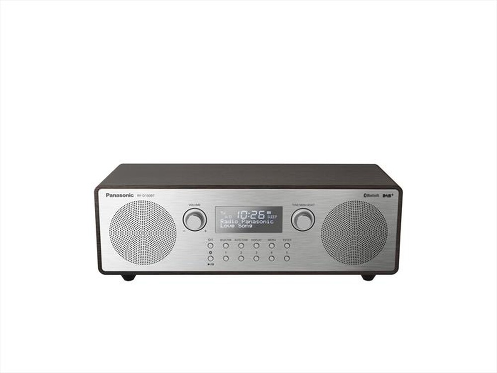 Immagine del prodotto PANASONIC - Radio FM/DAB+, Bluetooth, AUX, Sveglia RF-D100-Silver