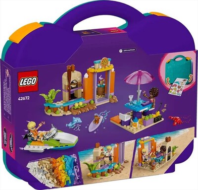 LEGO - FRIENDS Valigia creativa spiaggia e viaggio-42672-Multicolore