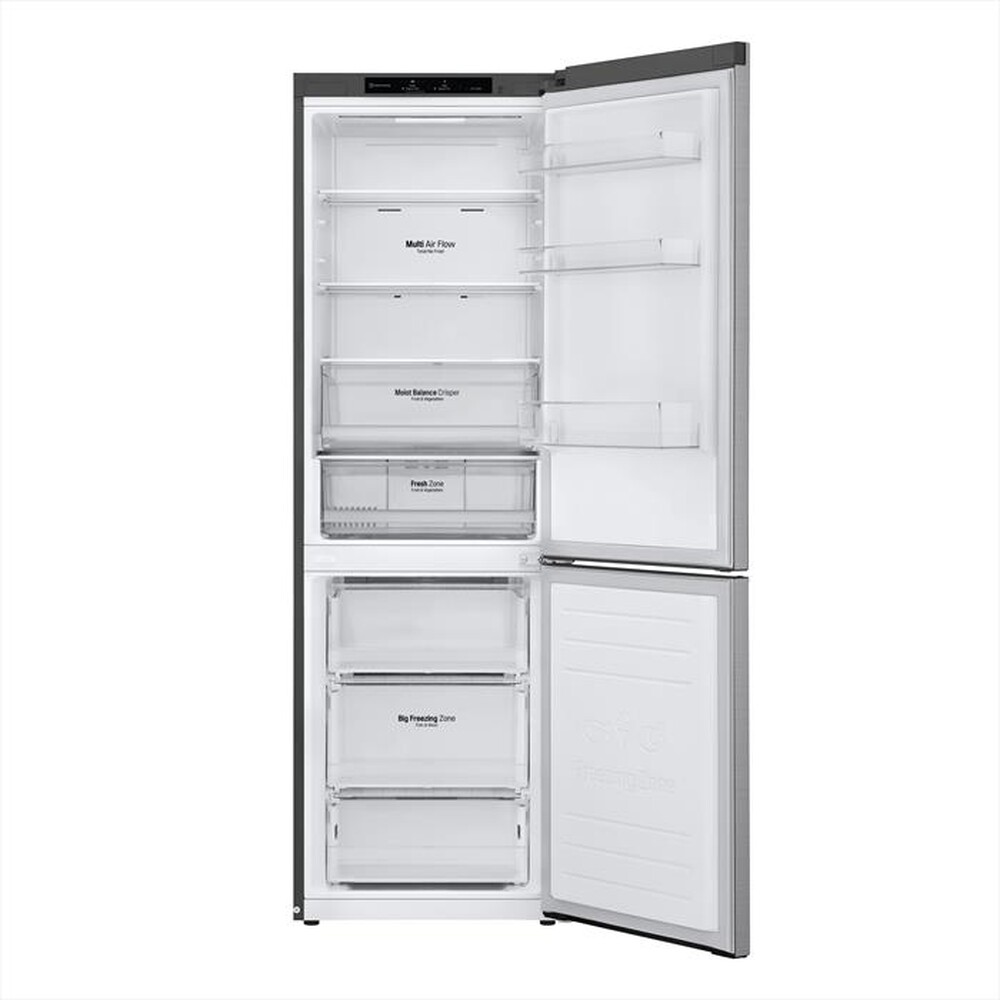 "LG - Frigorifero combinato GBB61PZJMN Classe E 341 lt-Argento"