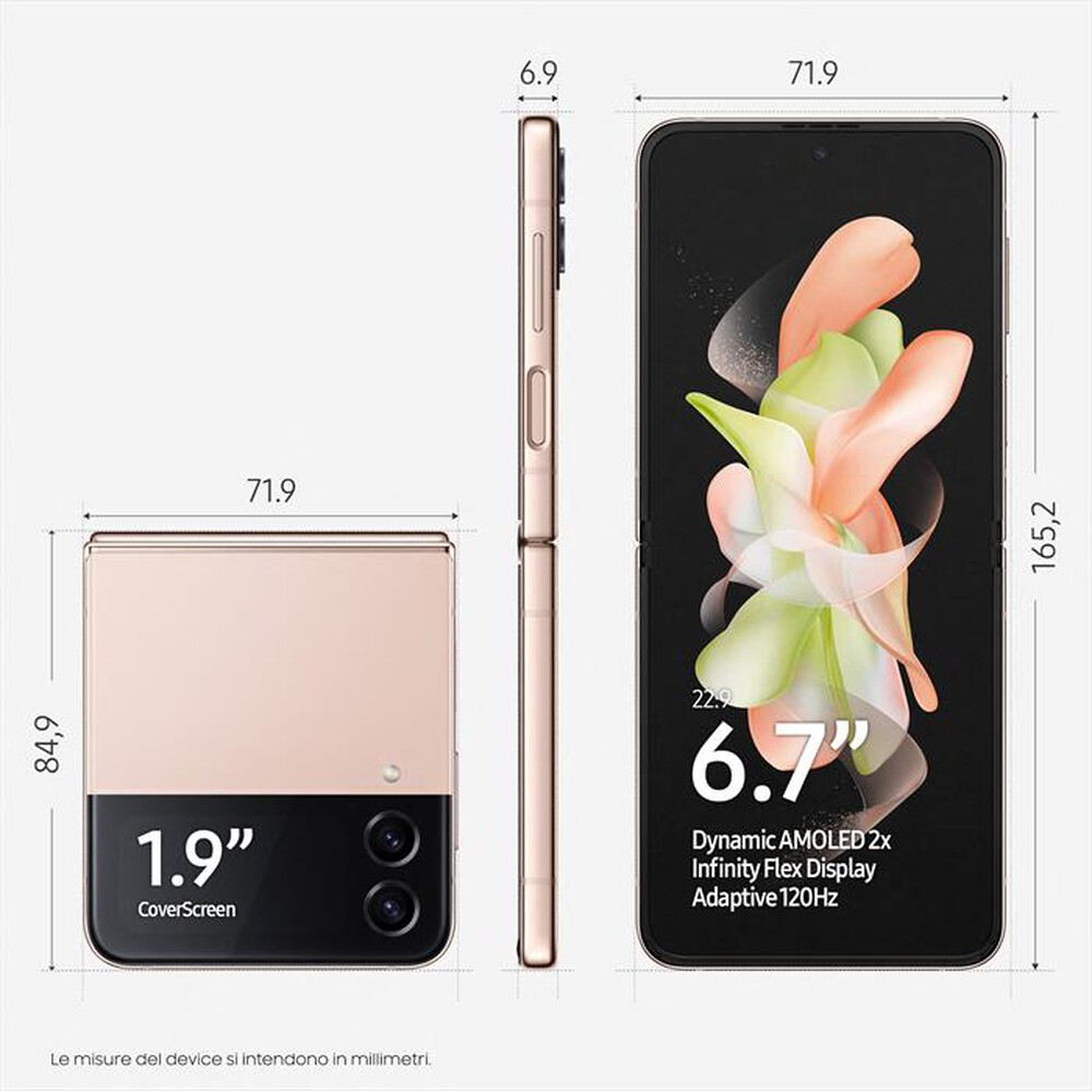 "SAMSUNG - Galaxy Z Flip4 512GB-Pink Gold"