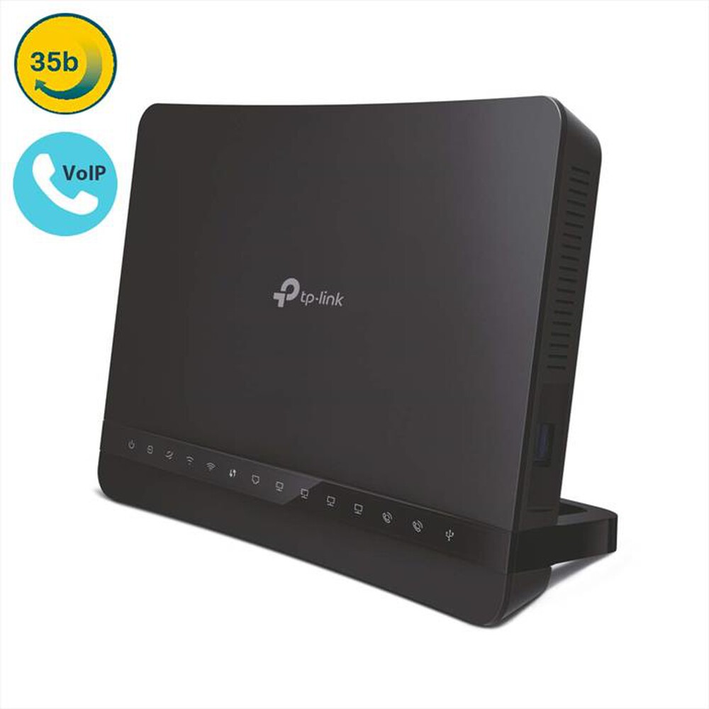 "TP-LINK - VR1210V VDSL2 MODEM ROUTER 35B VOIP WIFI AC1200"