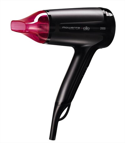 ROWENTA - CV1612 Handy Dry, Asciugacapelli-Black & pink