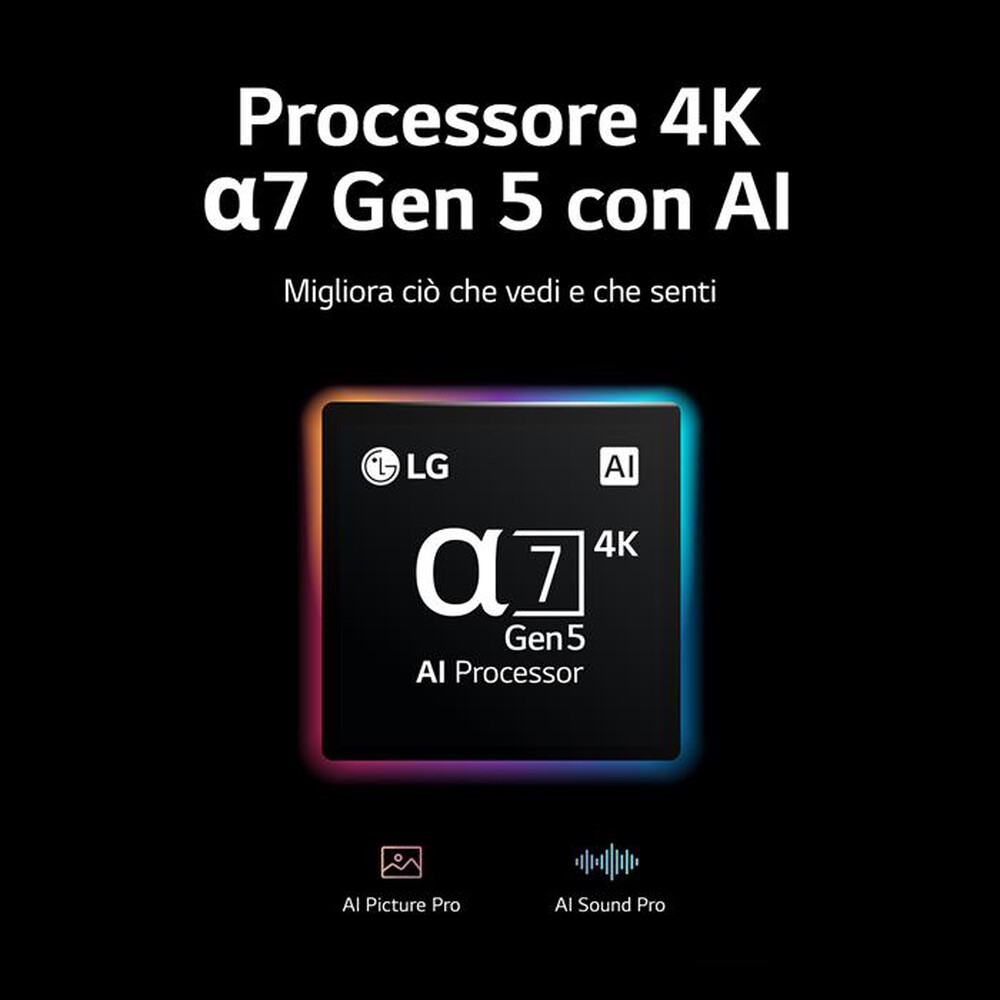 "LG - Smart TV OLED 4K 55\" OLED55A26LA-Argento"