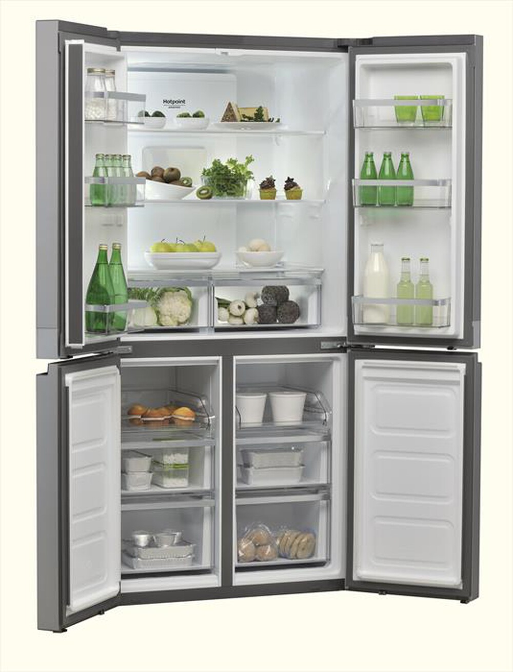 "HOTPOINT ARISTON - Frigorifero 3 e più porte HAQ9 E1L Classe F"