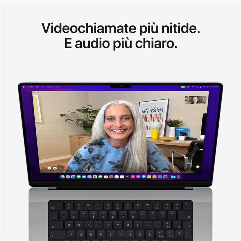 "APPLE - MacBook Pro 16\"  M1 Max  10-core  32-core, 1TB SSD-Argento"