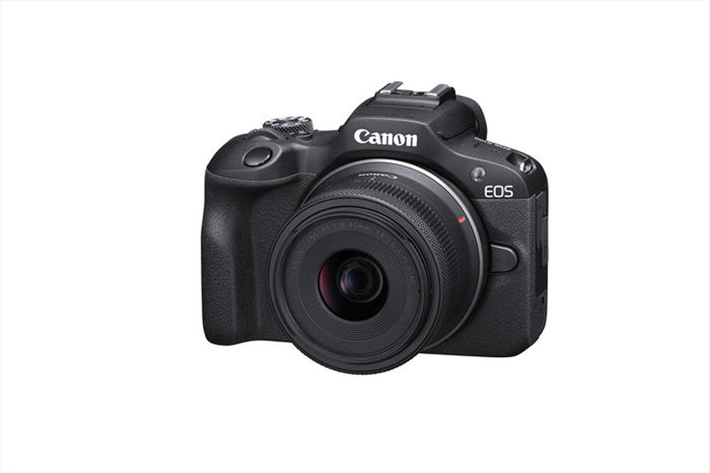 "CANON - Fotocamera mirrorless EOS R100+RF-S 18–45MM IS STM-Black"