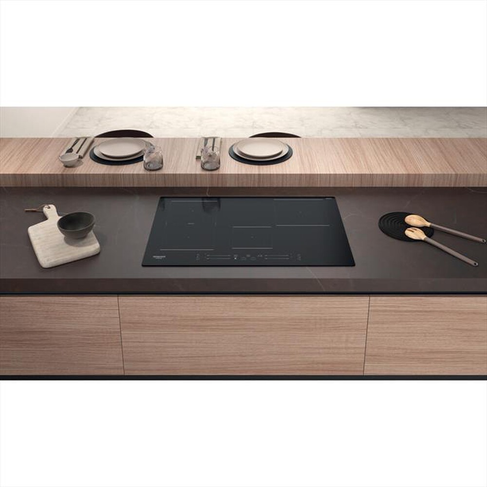 "HOTPOINT ARISTON - Piano induzione HS 1677C NE 77 cm-Nero"