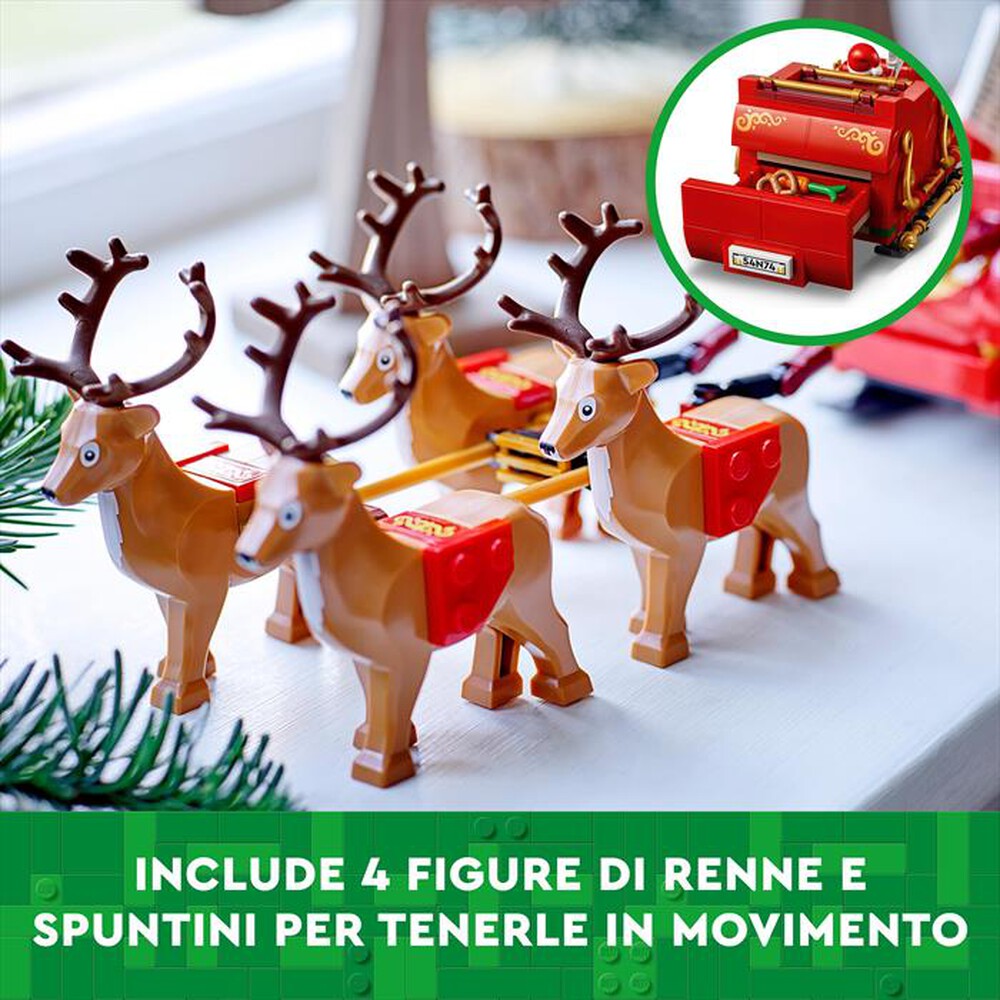 Immagine del prodotto LEGO - SEASONS AND OCCASIONS Slitta di babbo Natale 40499