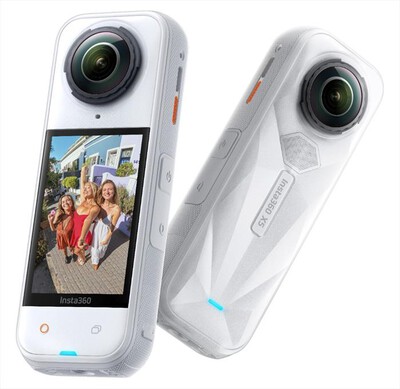 INSTA360 - X5 SATIN WHITE-Bianco,  INSTA360 - X5 SATIN WHITE-Bianco