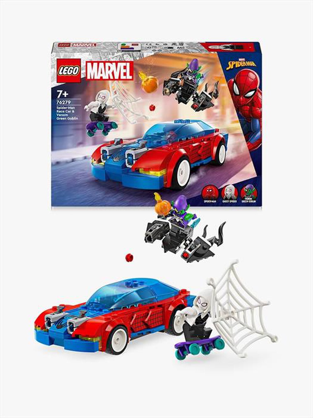 Immagine del prodotto LEGO - SUPER HEROES Auto Spider-Man e Venom Goblin 76279