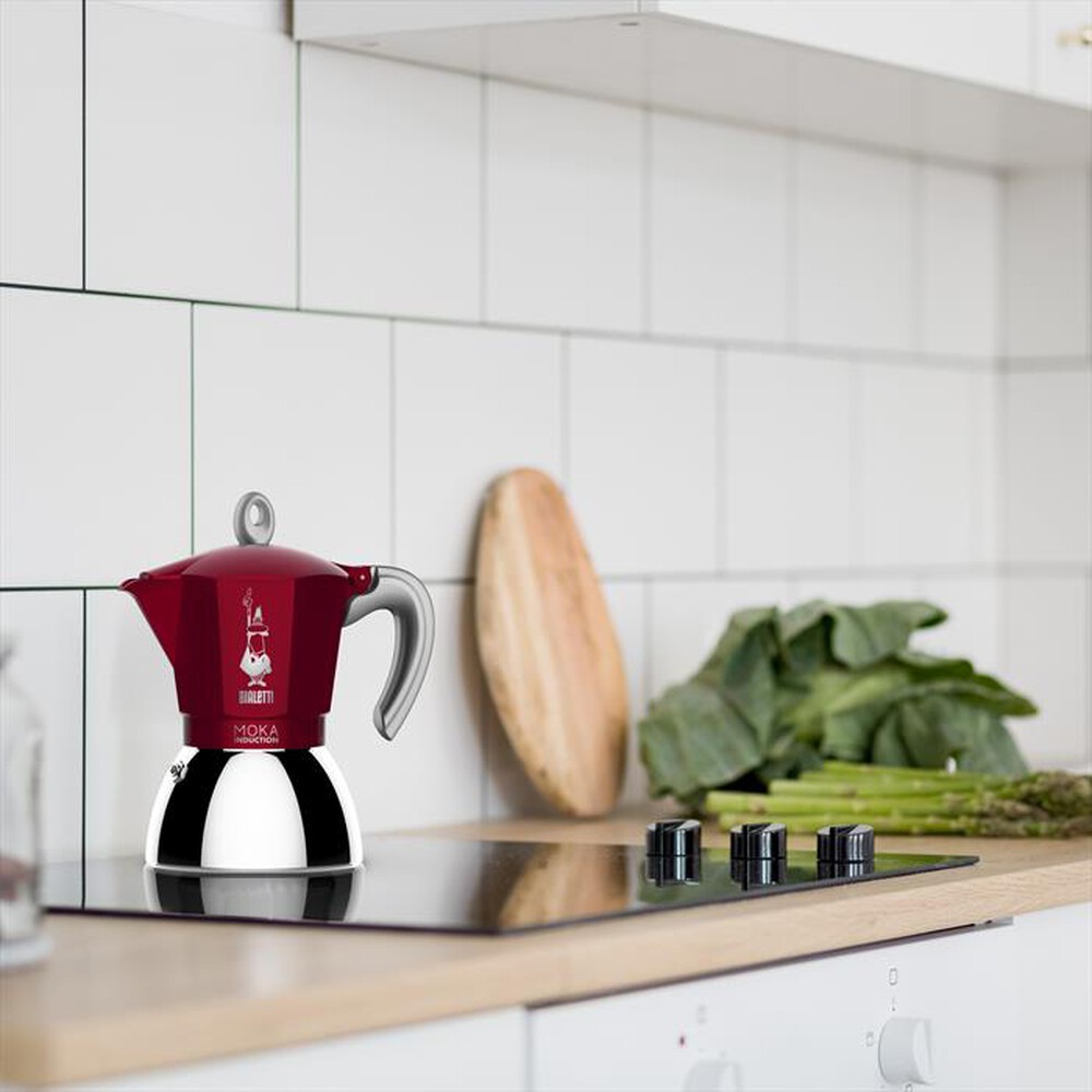 "BIALETTI - MOKA INDUCTION 4 TZ-RED"
