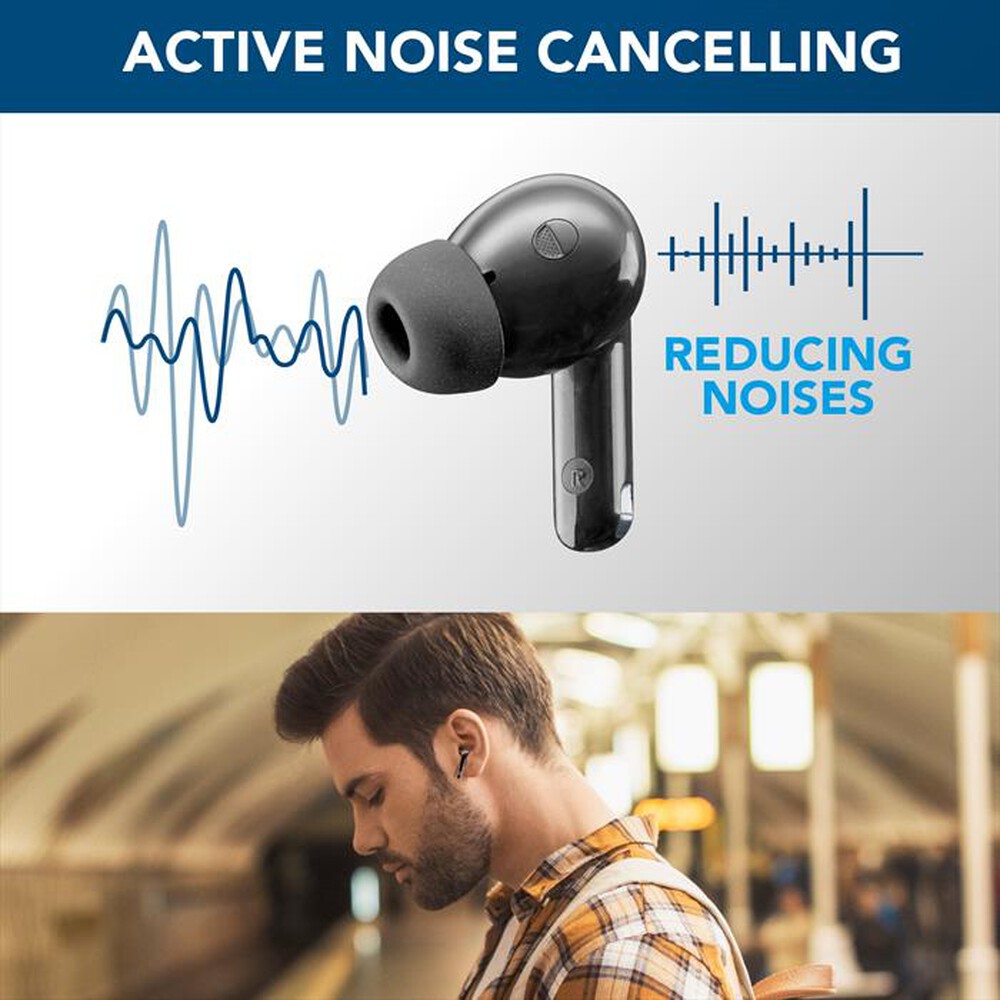 Immagine del prodotto CELLULARLINE - Auricolare bluetooth BTECLIPSETWSK-Nero