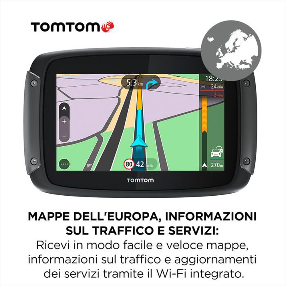 "TOM TOM - RIDER 500-Nero"