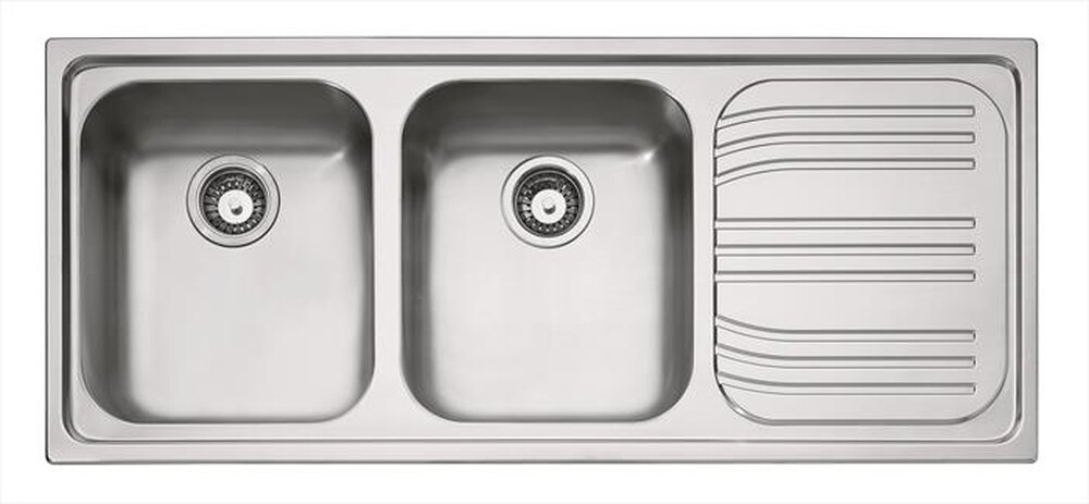 "FRANKE - Lavello lineare Radar  RRX 621S 2 vasche-INOX"