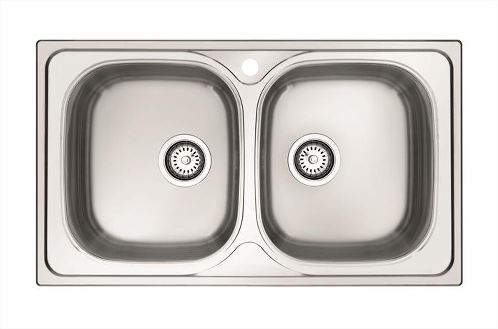 "GLEM GAS - Lavello lineare GL279X 2 vasche-Inox"