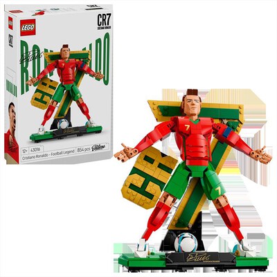 LEGO - 43016 EDITIONS CRISTIANO RONALDO  SOCCER LEGEND-Multicolore