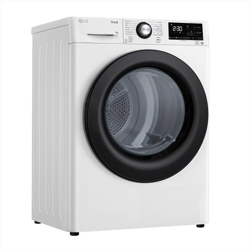 "LG - Asciugatrice RH90V9AVBN 9 Kg Classe A+++-Bianca"