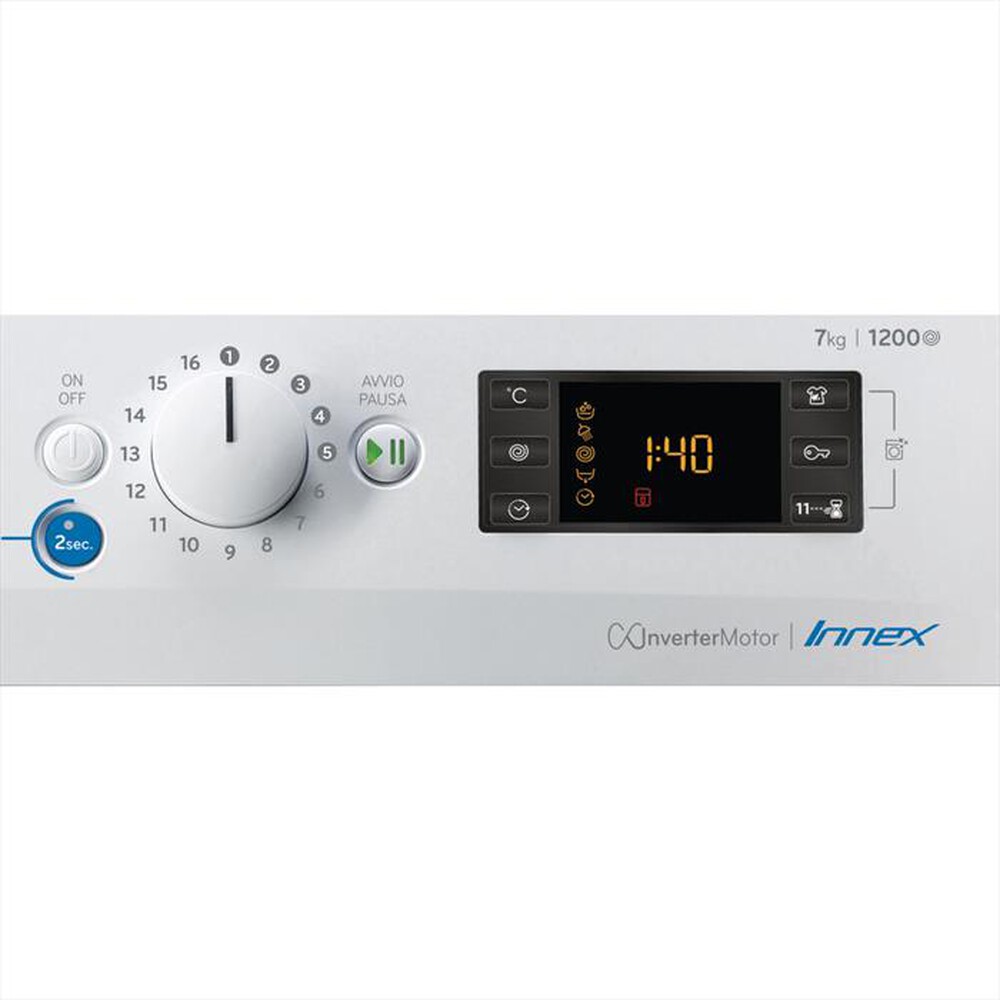 "INDESIT - Lavatrice slim BWSE 71283X W IT N 7 Kg Classe D"