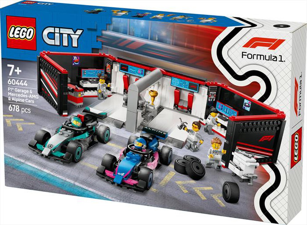 Immagine del prodotto LEGO - CITY F1 Garage con Mercedes-AMG e Alpine F1® 60444