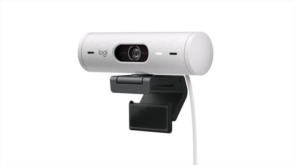 "LOGITECH - Webcam Brio 500-Off-White"