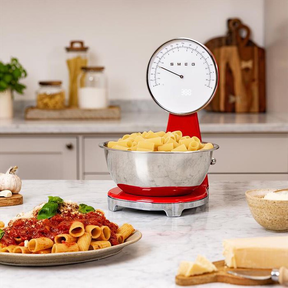 "SMEG - Bilancia da cucina KSF01RDWW-Rosso"