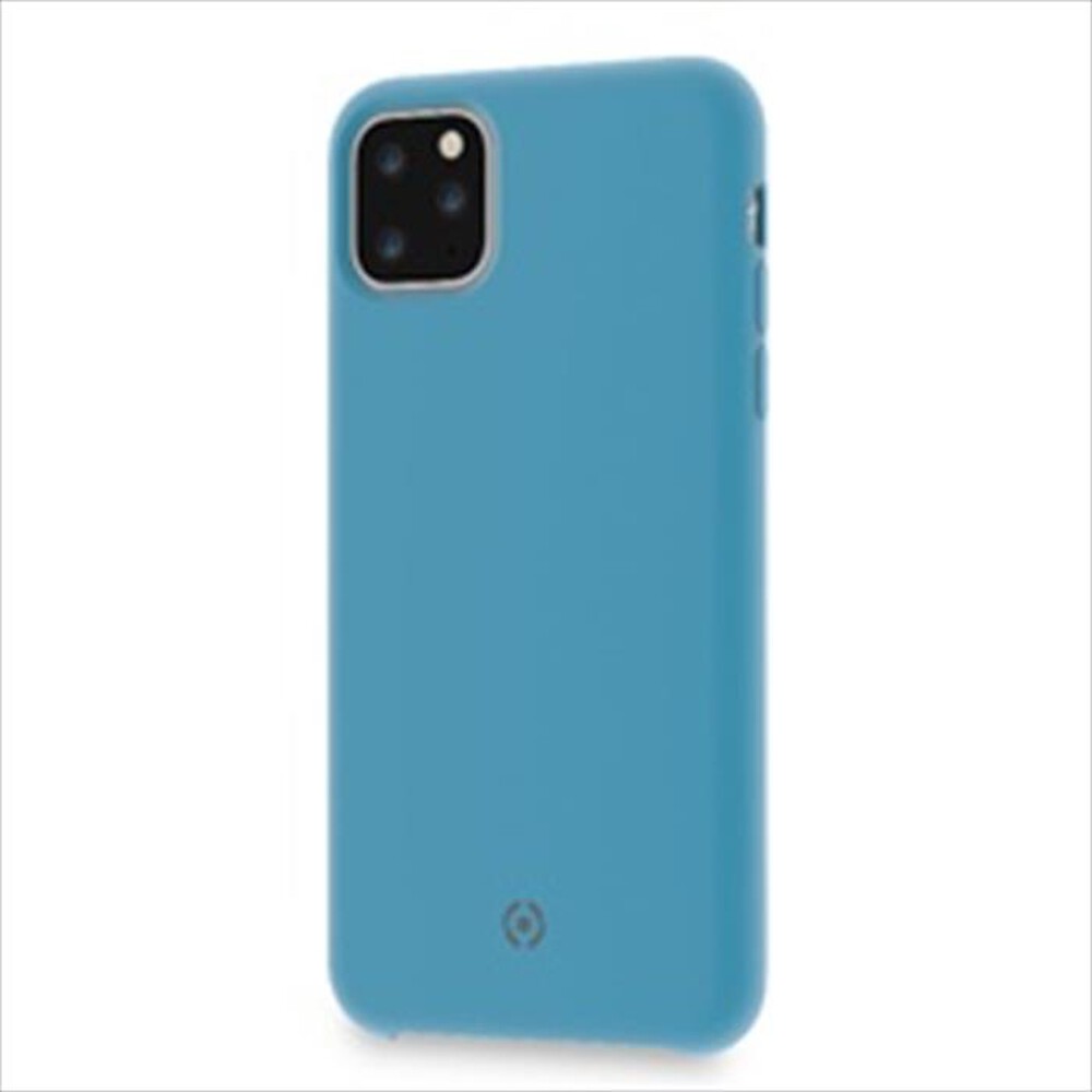"CELLY - LEAF1000LB - LEAF IPHONE 11 PRO-Azzurro/Silicone"