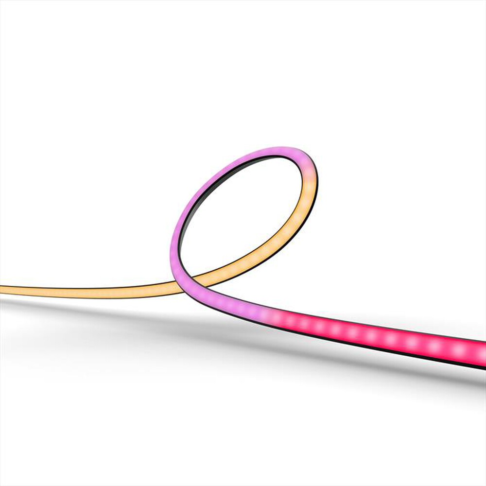 "PHILIPS - HUE STARTERKIT LIGHTSTRIP GRADIENT PC32-34\"+BRIDGE-Nero, Bianco"