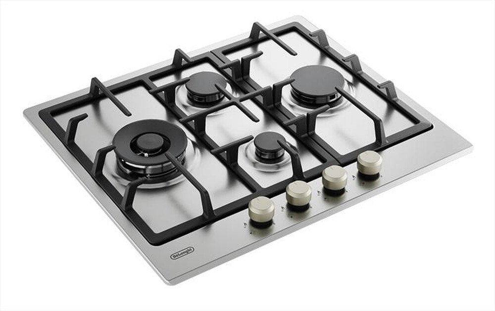 "DE LONGHI - Piano cottura a gas YLG 60 RFX 60 cm-Inox"