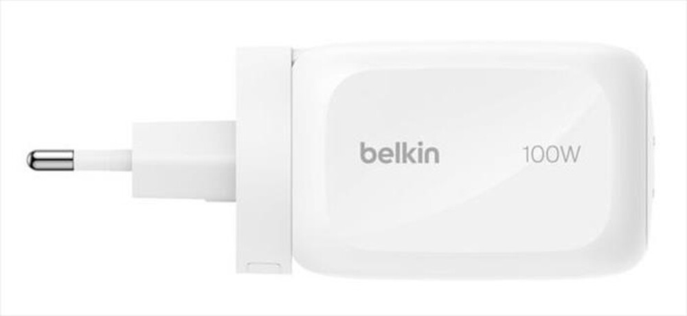 Immagine del prodotto BELKIN - CARICABATTERIA DA PARETE GAN A 3 PORTE DA 100 W-Bianco