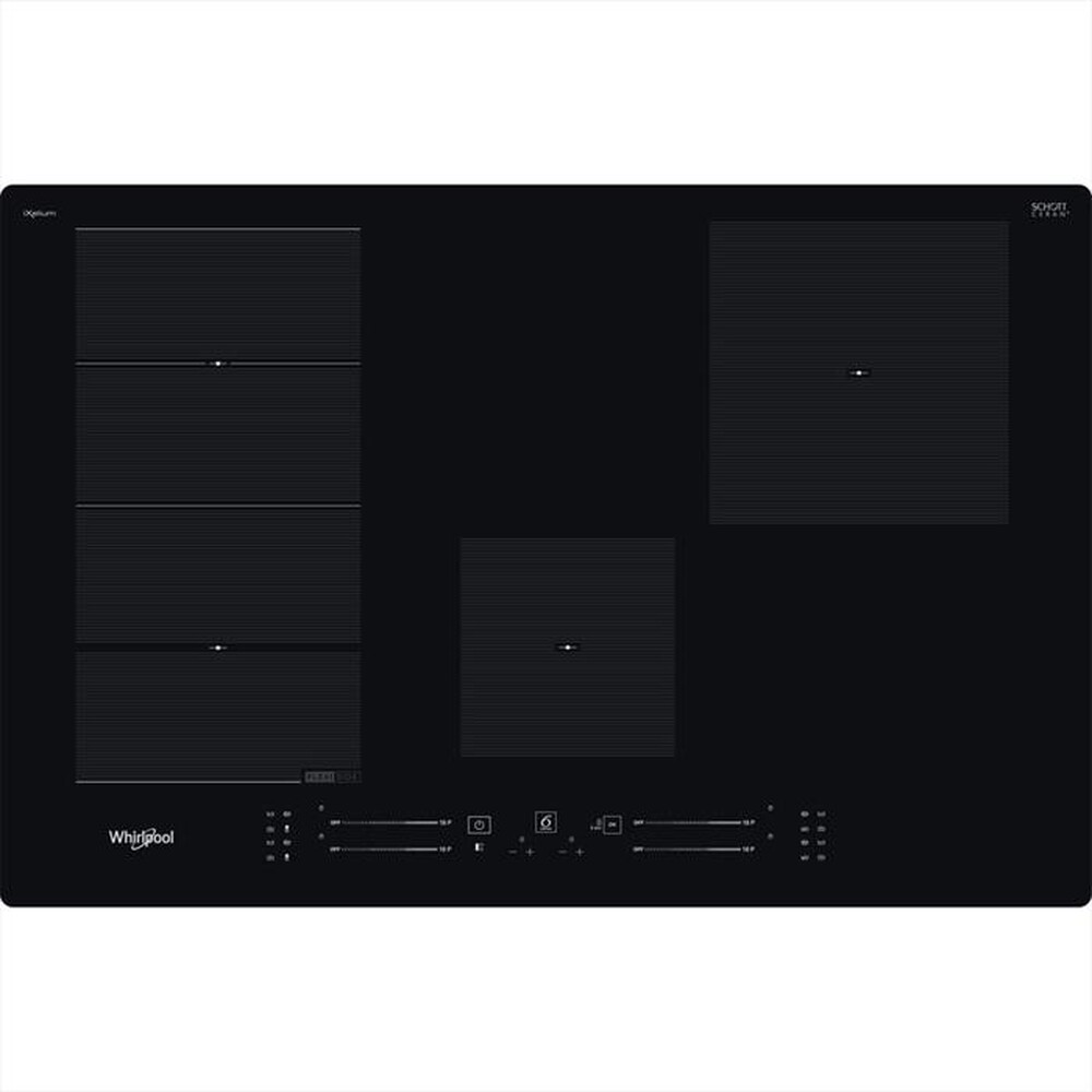 "WHIRLPOOL - Piano induzione WF S0377 NE/IXL HOB WP 77 cm-Nero"