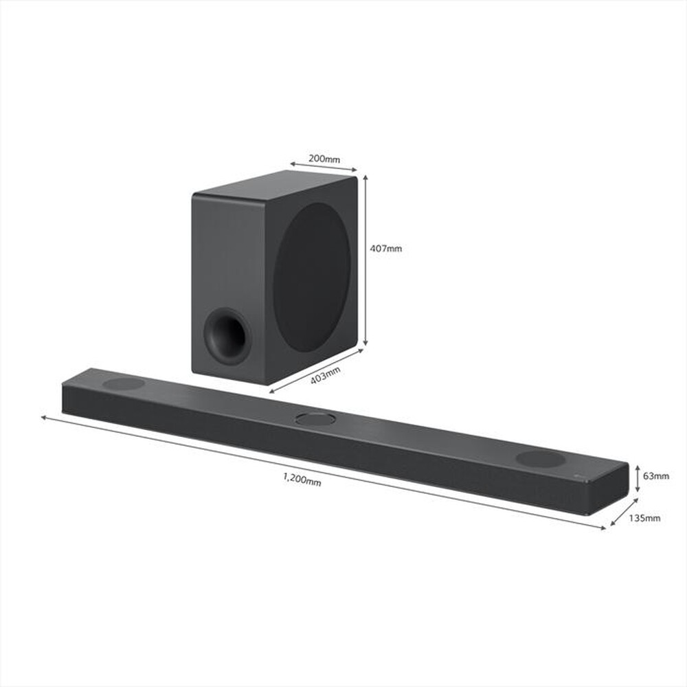 Immagine del prodotto LG - Soundbar S90QY.DEUSLLK-Argento