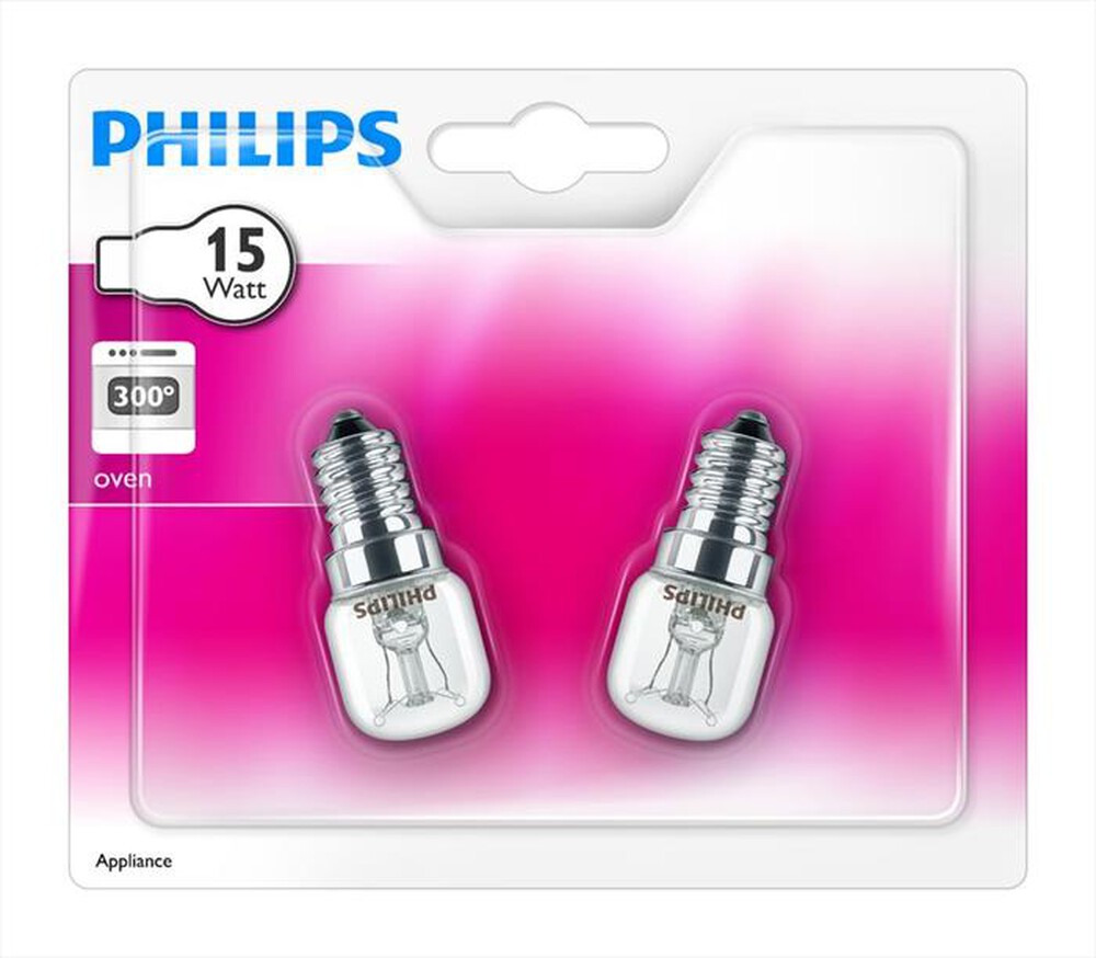 "PHILIPS - LAMPADINA INCANDESCENTE 15 W E14 FORNO DIMMERABILE"
