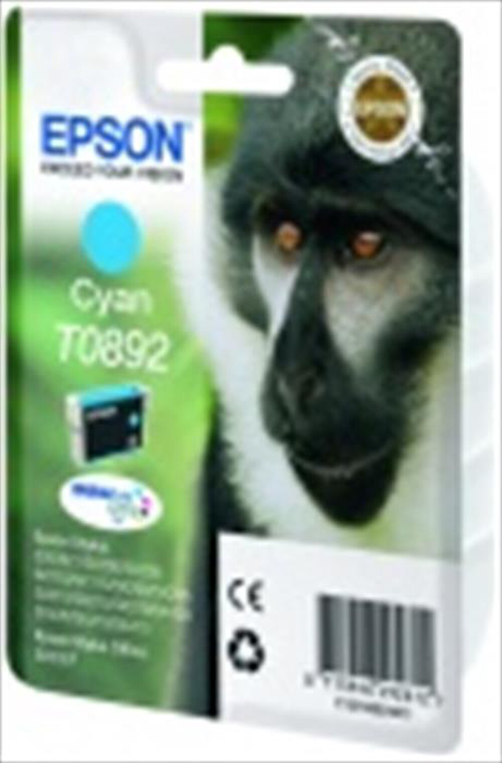 Immagine del prodotto EPSON - Cartuccia inchiostro ciano C13T08924021-Ciano