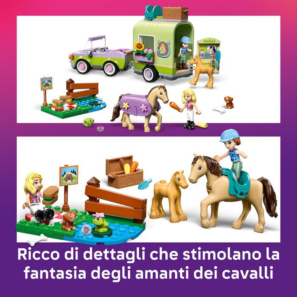Immagine del prodotto LEGO - FRIENDS Rimorchio per cavallo e puledro - 42695