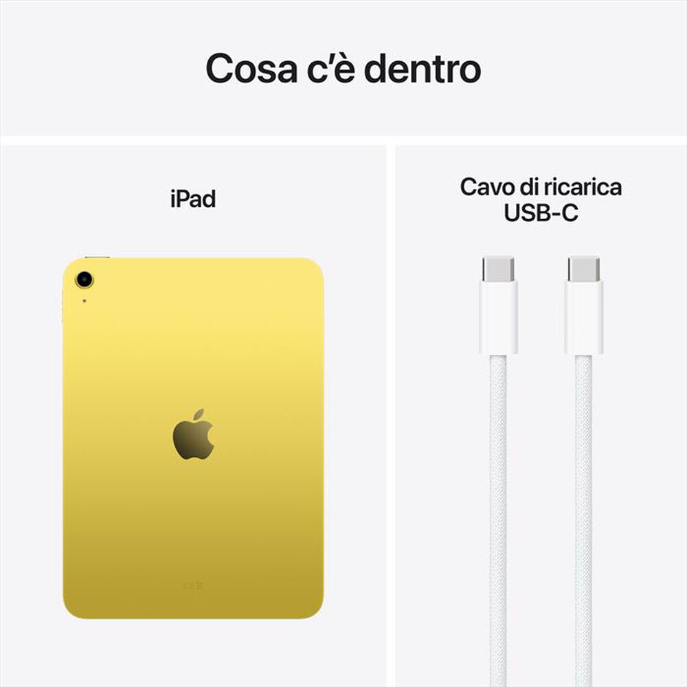 "APPLE - iPad 11\" Wi-Fi 256GB (2025)-Giallo"