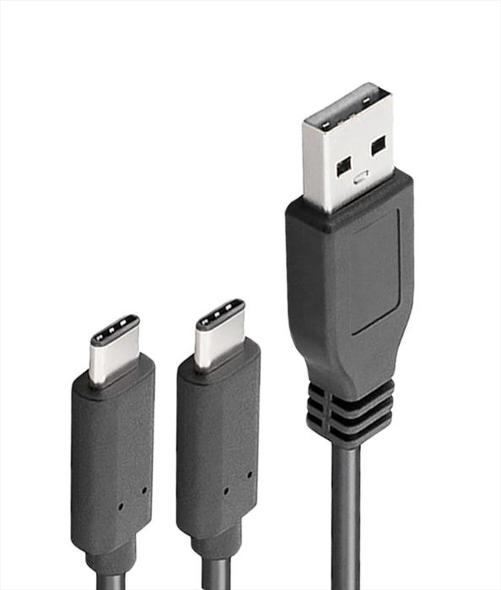 Immagine del prodotto XTREME - CAVO USB TO DOPPIO TYPE C-NERO