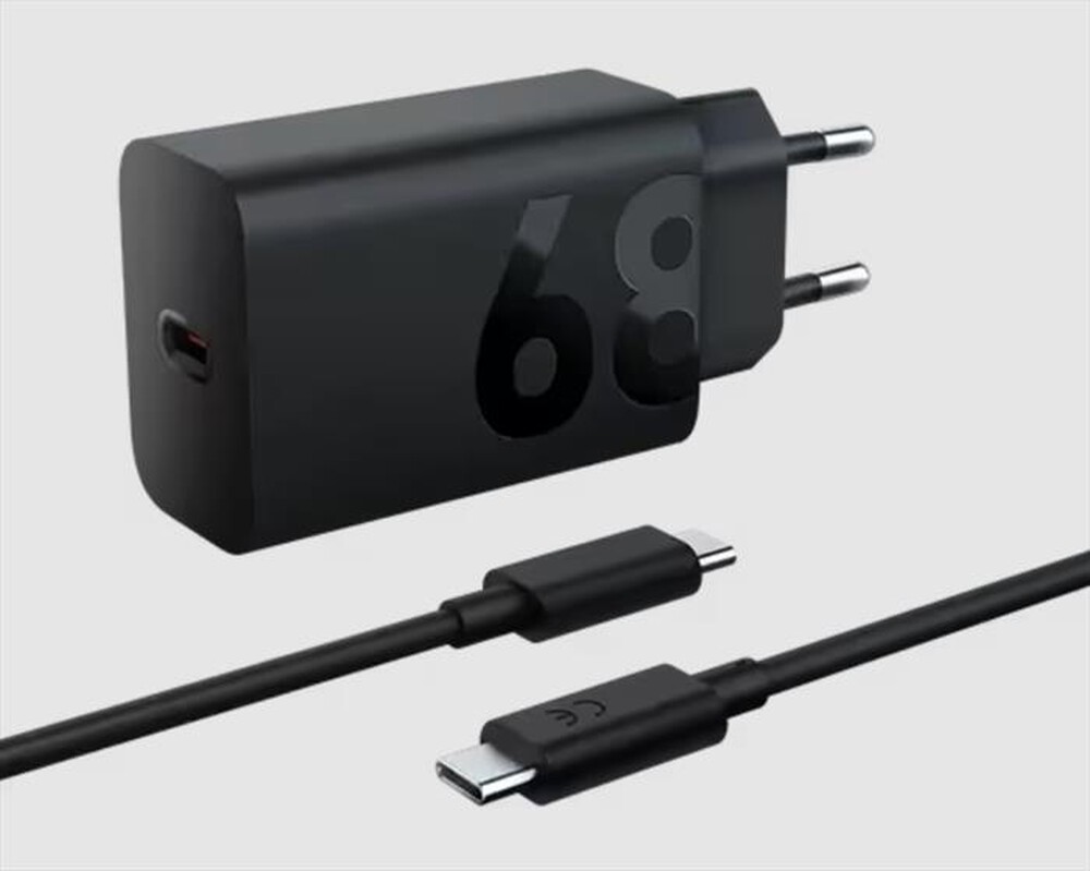 "LENOVO - Caricatore da rete 68W USB-C-Nero"