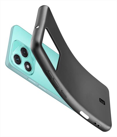 CELLULARLINE - Cover flessibile in gomma MOOD per Honor 400 Lite-Nero