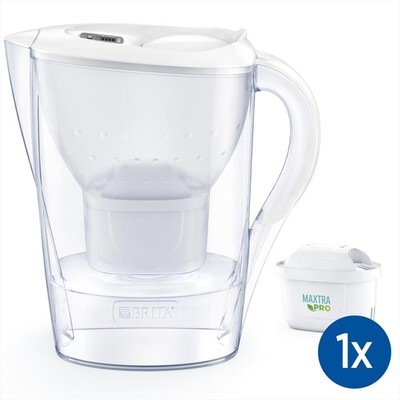 BRITA - Caraffa filtrante MARELLA MXPRO-Bianco/trasparente