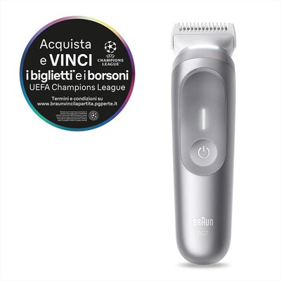 BRAUN - Rasoio BG 7550-GRIGIO